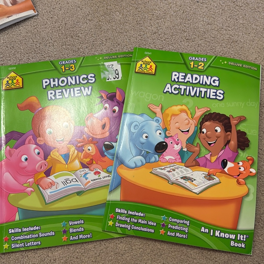 Reading and Phonics Activities Workbook Grade 1-3